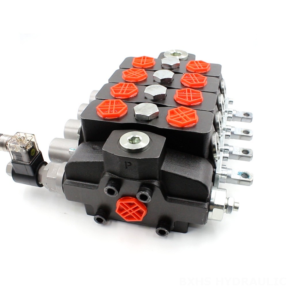 OEM Hydraulic Valve Solutions: Partner with Us for SD8-Electric unloading valve Manual 4 Spool Sectional Directional Valve image